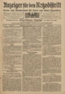 Anzeiger f&uuml;r den Netzedistrikt Kreis- und Wochenblatt f&uuml;r den Kreis und Stadt Czarnikau 1909.08.14 Jg.57 Nr94