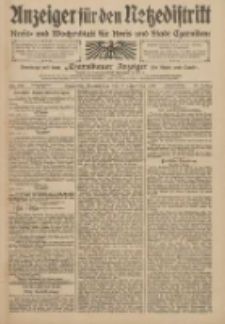 Anzeiger f&uuml;r den Netzedistrikt Kreis- und Wochenblatt f&uuml;r den Kreis und Stadt Czarnikau 1909.09.02 Jg.57 Nr102