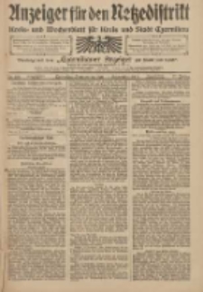 Anzeiger f&uuml;r den Netzedistrikt Kreis- und Wochenblatt f&uuml;r den Kreis und Stadt Czarnikau 1909.09.16 Jg.57 Nr108