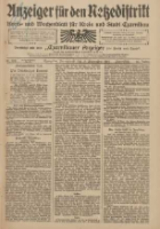Anzeiger für den Netzedistrikt Kreis- und Wochenblatt für den Kreis und Stadt Czarnikau 1909.09.18 Jg.57 Nr109