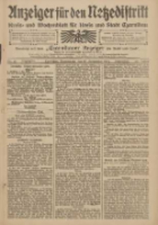 Anzeiger für den Netzedistrikt Kreis- und Wochenblatt für den Kreis und Stadt Czarnikau 1909.09.23 Jg.57 Nr111