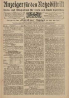 Anzeiger für den Netzedistrikt Kreis- und Wochenblatt für den Kreis und Stadt Czarnikau 1909.09.28 Jg.57 Nr113