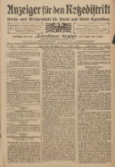 Anzeiger f&uuml;r den Netzedistrikt Kreis- und Wochenblatt f&uuml;r den Kreis und Stadt Czarnikau 1909.10.05 Jg.57 Nr116
