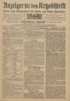 Anzeiger f&uuml;r den Netzedistrikt Kreis- und Wochenblatt f&uuml;r den Kreis und Stadt Czarnikau 1909.10.07 Jg.57 Nr117