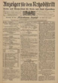 Anzeiger f&uuml;r den Netzedistrikt Kreis- und Wochenblatt f&uuml;r den Kreis und Stadt Czarnikau 1909.10.09 Jg.57 Nr118