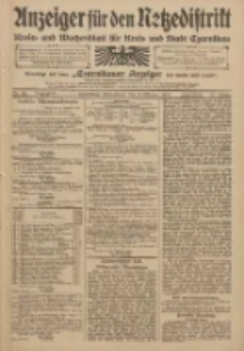 Anzeiger für den Netzedistrikt Kreis- und Wochenblatt für den Kreis und Stadt Czarnikau 1909.10.09 Jg.57 Nr118
