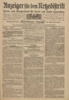 Anzeiger f&uuml;r den Netzedistrikt Kreis- und Wochenblatt f&uuml;r den Kreis und Stadt Czarnikau 1909.10.12 Jg.57 Nr119