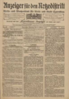 Anzeiger für den Netzedistrikt Kreis- und Wochenblatt für den Kreis und Stadt Czarnikau 1909.10.12 Jg.57 Nr119