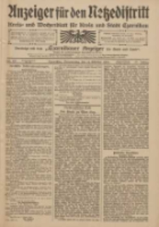 Anzeiger für den Netzedistrikt Kreis- und Wochenblatt für den Kreis und Stadt Czarnikau 1909.10.14 Jg.57 Nr120