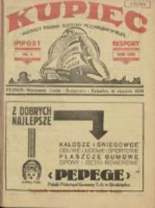 Kupiec: najstarszy tygodnik kupiecko - przemysłowy w Polsce 1929.01.12 R.23 Nr2