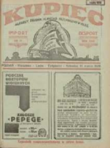 Kupiec: najstarszy tygodnik kupiecko - przemysłowy w Polsce 1929.03.16 R.23 Nr11