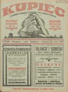 Kupiec: najstarszy tygodnik kupiecko - przemysłowy w Polsce 1929.03.30 R.23 Nr13
