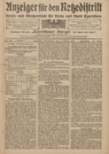 Anzeiger für den Netzedistrikt Kreis- und Wochenblatt für den Kreis und Stadt Czarnikau 1909.10.21 Jg.57 Nr123