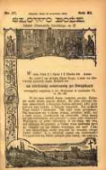 Słowo Boże: dodatek do Przewodnika Katolickiego R.11. 1908 Nr.37