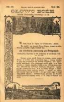 Słowo Boże: dodatek do Przewodnika Katolickiego R.11. 1908 Nr.38