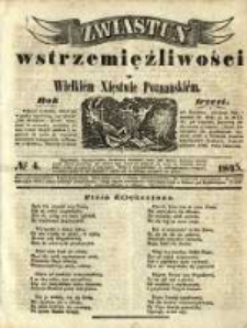 Zwiastun Wstrzemięźliwości w Wielkiem Księstwie Poznańskiem. R. 3. 1845, nr 4
