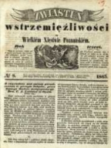Zwiastun Wstrzemięźliwości w Wielkiem Księstwie Poznańskiem. R. 3. 1845, nr 8