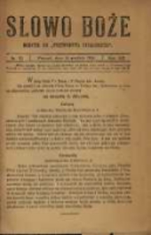 Słowo Boże: dodatek do Przewodnika Katolickiego R.19. 1916 Nr.52