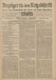 Anzeiger f&uuml;r den Netzedistrikt Kreis- und Wochenblatt f&uuml;r den Kreis und Stadt Czarnikau 1909.11.09 Jg.57 Nr131