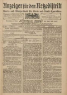 Anzeiger für den Netzedistrikt Kreis- und Wochenblatt für den Kreis und Stadt Czarnikau 1909.11.11 Jg.57 Nr132