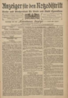 Anzeiger f&uuml;r den Netzedistrikt Kreis- und Wochenblatt f&uuml;r den Kreis und Stadt Czarnikau 1909.11.13 Jg.57 Nr133