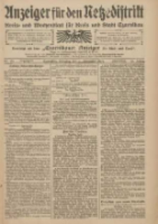 Anzeiger f&uuml;r den Netzedistrikt Kreis- und Wochenblatt f&uuml;r den Kreis und Stadt Czarnikau 1909.11.16 Jg.57 Nr134