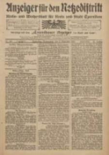 Anzeiger f&uuml;r den Netzedistrikt Kreis- und Wochenblatt f&uuml;r den Kreis und Stadt Czarnikau 1909.12.02 Jg.57 Nr140