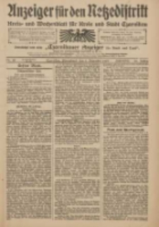 Anzeiger f&uuml;r den Netzedistrikt Kreis- und Wochenblatt f&uuml;r den Kreis und Stadt Czarnikau 1909.12.04 Jg.57 Nr141