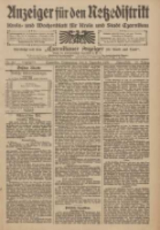 Anzeiger f&uuml;r den Netzedistrikt Kreis- und Wochenblatt f&uuml;r den Kreis und Stadt Czarnikau 1909.12.09 Jg.57 Nr143