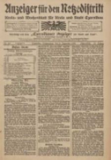 Anzeiger für den Netzedistrikt Kreis- und Wochenblatt für den Kreis und Stadt Czarnikau 1909.12.09 Jg.57 Nr143