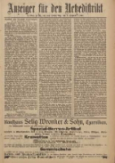 Anzeiger f&uuml;r den Netzedistrikt Kreis- und Wochenblatt f&uuml;r den Kreis und Stadt Czarnikau 1909.12.09 Jg.57 Nr143