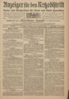 Anzeiger f&uuml;r den Netzedistrikt Kreis- und Wochenblatt f&uuml;r den Kreis und Stadt Czarnikau 1909.12.14 Jg.57 Nr145