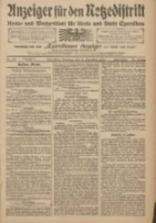 Anzeiger für den Netzedistrikt Kreis- und Wochenblatt für den Kreis und Stadt Czarnikau 1909.12.14 Jg.57 Nr145