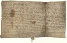 [Nadanie klasztorowi Dominikan&oacute;w we Wronkach dochod&oacute;w ze wsi Piotrowo i r&oacute;żnych przywilej&oacute;w gospodarczych na budowę murowanego kościoła i klasztoru]