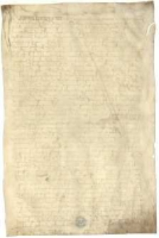 [Instrument notarialny protestacji kr&oacute;la Kazimierza Jagiellończyka, złożonej na sejmie walnym koronnym w Lublinie w obecności senatu, duchowieństwa i szlachty przeciwko nieuczciwemu wyrokowi biskupa włocławskiego (kujawskiego) Piotra z Bnina Moszyńskiego w procesie wytoczonym w sądzie biskupim mieszczanom gdańskim i poddanym kr&oacute;la polskiego przez tamtejszych profes&oacute;w klasztoru Franciszkan&oacute;w. Zakaz wykonania krzywdzącego dla poddanych kr&oacute;la wyroku pod karą utraty przez hierarchę d&oacute;br kościelnych i własnych]