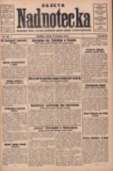 Gazeta Nadnotecka: bezpartyjne pismo narodowe poświęcone sprawie polskiej na ziemi nadnoteckiej 1930.09.27 R.10 Nr223