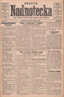 Gazeta Nadnotecka: pismo narodowe poświęcone sprawie polskiej na ziemi nadnoteckiej 1930.11.20 R.10 Nr267
