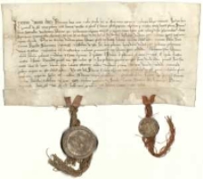 [Nadanie Bogusławowi podkomorzemu poznańskiemu i kasztelanowi z Ujścia połowy wsi Polaninowo wraz z immunitetem ekonomicznym i sądowym oraz zezwoleniem na lokację na prawie niemieckim].