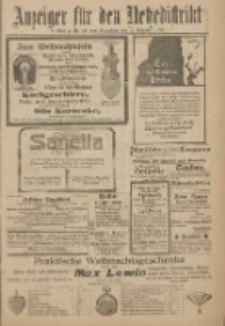 Anzeiger f&uuml;r den Netzedistrikt Kreis- und Wochenblatt f&uuml;r den Kreis und Stadt Czarnikau 1909.12.18 Jg.57 Nr147