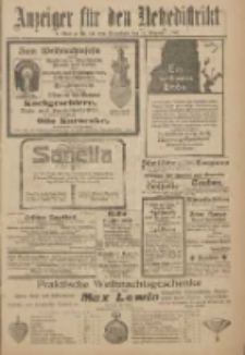 Anzeiger für den Netzedistrikt Kreis- und Wochenblatt für den Kreis und Stadt Czarnikau 1909.12.18 Jg.57 Nr147