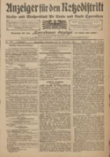 Anzeiger f&uuml;r den Netzedistrikt Kreis- und Wochenblatt f&uuml;r den Kreis und Stadt Czarnikau 1909.12.21 Jg.57 Nr148