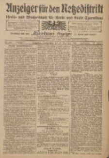 Anzeiger für den Netzedistrikt Kreis- und Wochenblatt für den Kreis und Stadt Czarnikau 1909.12.23 Jg.57 Nr149