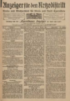 Anzeiger f&uuml;r den Netzedistrikt Kreis- und Wochenblatt f&uuml;r Kreis und Stadt Czarnikau 1910.01.15 Jg.58 Nr7