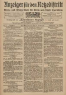 Anzeiger f&uuml;r den Netzedistrikt Kreis- und Wochenblatt f&uuml;r Kreis und Stadt Czarnikau 1910.01.18 Jg.58 Nr8