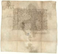 [Król Polski Kazimierz oświadcza, że uchwalona na sejmie walnym cyza na potrzebę pruską nie będzie naruszała wolności i przywilejów szlacheckich, a jej pobór będzie zależny od uchwały duchownych i świeckich, baronów, szlachty i miast].