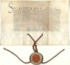 [Kr&oacute;l Zygmunt I zobowiązuje się do spłacenia w ratach 18000 floren&oacute;w węgierskich w złocie na rzecz książąt pomorskich Jerzego i Barnima, z tytułu nieuiszczonego dotychczas posagu, wyznaczonego przez kr&oacute;la Kazimierza IV Jagiellończyka c&oacute;rce Annie, żonie księcia pomorskiego Bogusława].