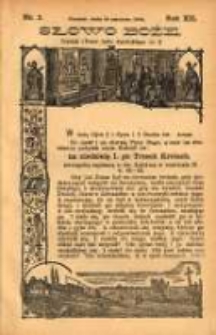 Słowo Boże: dodatek do Przewodnika Katolickiego R.12. 1909 Nr.2
