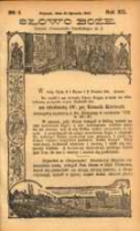 Słowo Boże: dodatek do Przewodnika Katolickiego R.12. 1909 Nr.5