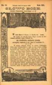 Słowo Boże: dodatek do Przewodnika Katolickiego R.12. 1909 Nr.12