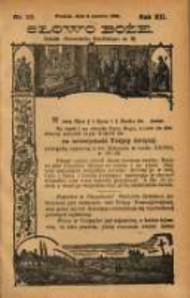 Słowo Boże: dodatek do Przewodnika Katolickiego R.12. 1909 Nr.23